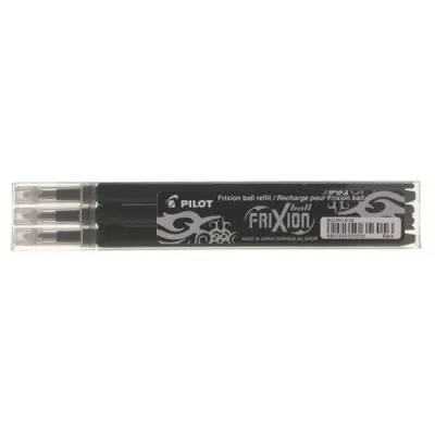 PİLOT FRIXION SİYAH KALEM YEDEK 3 LÜ BLS-FR7-B-S3 (Best)