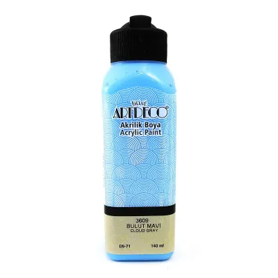 ARTDECO AKRİLİK BOYA 140 ML BULUT MAVİ 070R-3609 (Best)