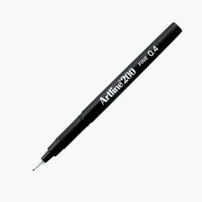 ARTLINE 200 SİYAH FINELINER KALEM 0.4mm EK-200N (Best)