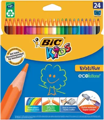 BİC EVOLUTION KURU BOYA 24 LÜ (Best)