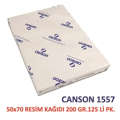 CANSON 1557 50x70 RESİM KAĞIDI 200 GR.125 Lİ PK.204121513 (Best)