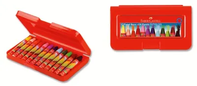 FABER 12 RENK PASTEL BOYA (PLASTİK KUTU) 52811251120 (Best)