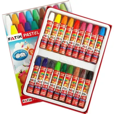 FATİH 18 RENK PASTEL BOYA 50330 (Best)