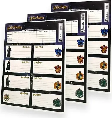 KESKİN HARRY PORTER 3 LÜ DERS PROGRAMLI ETİKET 220130 (Best)