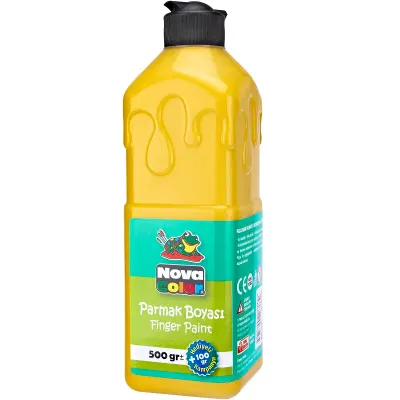 NOVA COLOR PARMAK BOYASI SARI 500 Gr NC-370 (Best)