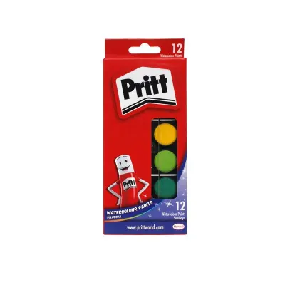 PRİTT 12 RENK SULU BOYA KÜÇÜK 1048082 (Best)
