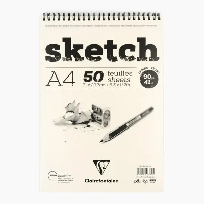 CLAİREFONTAİNE ESQ IV A4 50 YP 90 GR SPR.ESKİZ BLOK DEFTER EI96159 (Best)