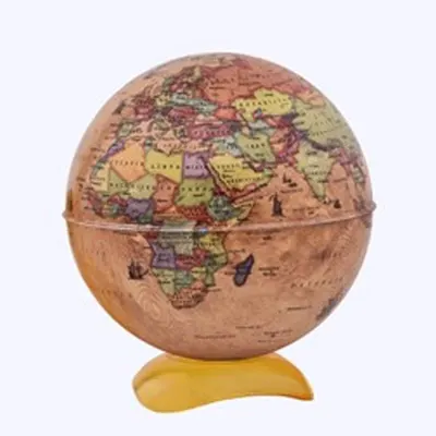 GÜRBÜZ 44104 GLOBE KÜRE KALEMTRAŞ ANTİK 10 CM (Best)