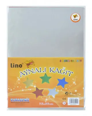 LINO 2708J AYNALI KAĞIT 23x33 cm 10 LU (Best)