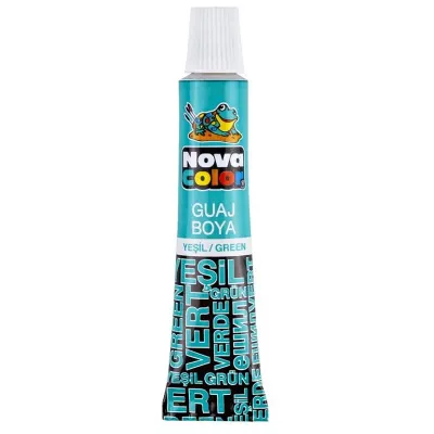 NOVA COLOR GUAJ BOYA TÜP YEŞİL NC-118 (Best)