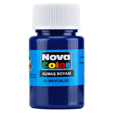NOVA COLOR KUMAŞ BOYASI MAVİ NC-161 (Best)