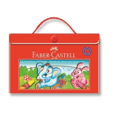 FABER 18 RENK ÇANTALI PASTEL BOYA 125119 (Best)