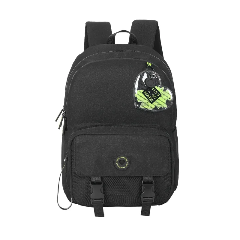 MISS LEMONADE BACKPACK EMO BLACK SIRT ÇANTASI 65659 (Best)