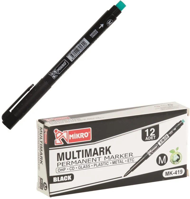 MİKRO ASETAT CD KALEMİ M UÇ SİYAH MK 419MS