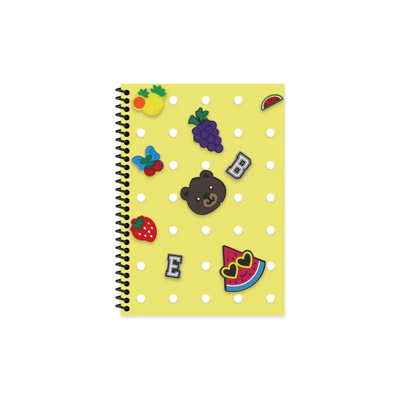 KESKİN DEFTER FUN A5 PP KAPAK SPİRALLİ 80 YP. KARELİ 323252-99