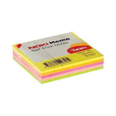 NOKİ MEMO 75x75 KÜP NEON YAPIŞKAN NOT KAĞIDI 100 YP 12042 (Best)