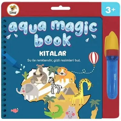 LINO TFL-1001 AQUA MAGIC BOOK KITALAR SİHİRLİ BOYAMA KİTABI (Best)
