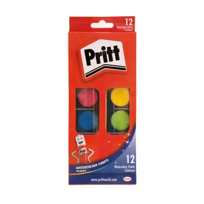 PRİTT 12 RENK SULU BOYA BÜYÜK 1047948 (Best)