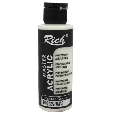 RICH AKRİLİK BOYA 106 SOFT BEYAZ 120 cc