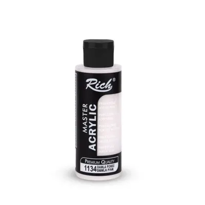 RICH AKRİLİK BOYA 1134 DAMLA PEMBE 120 cc (Best)