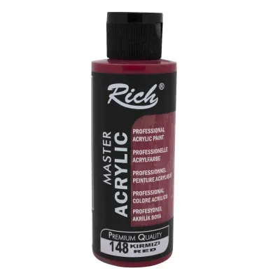 RICH AKRİLİK BOYA 148 KIRMIZI 120 cc (Best)
