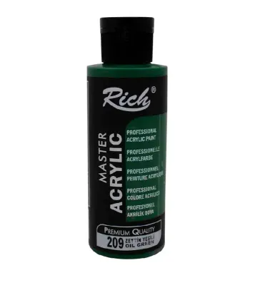 RICH AKRİLİK BOYA 209 ZEYTİN YEŞİLİ 120 cc (Best)