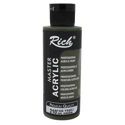RICH AKRİLİK BOYA 210 YAĞ YEŞİLİ 120 cc (Best)
