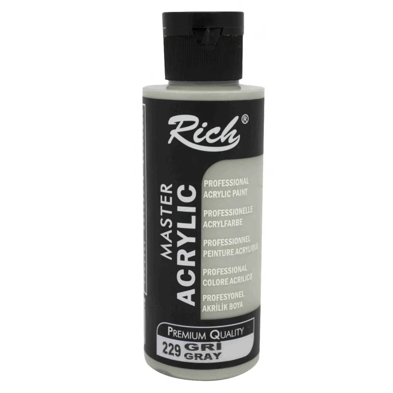RICH AKRİLİK BOYA 229 GRİ 120 cc