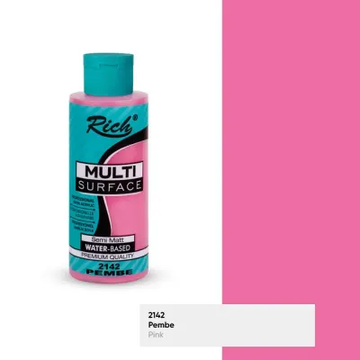 RICH MULTİ AKRİLİK BOYA 2142 PEMBE 120 cc (Best)