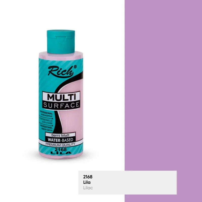 RICH MULTİ AKRİLİK BOYA 2168 LİLA 120 cc