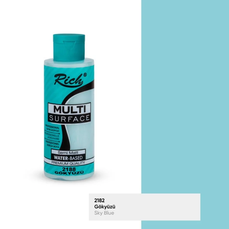 RICH MULTİ AKRİLİK BOYA 2188 GÖKYÜZÜ 120 cc