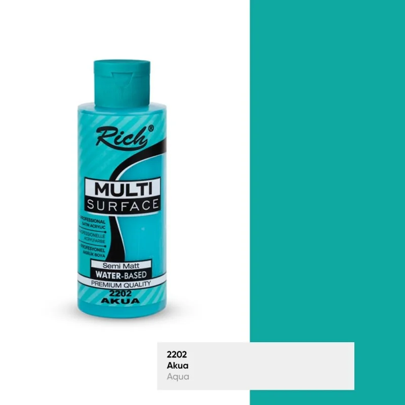 RICH MULTİ AKRİLİK BOYA 2202 AKUA 120 cc