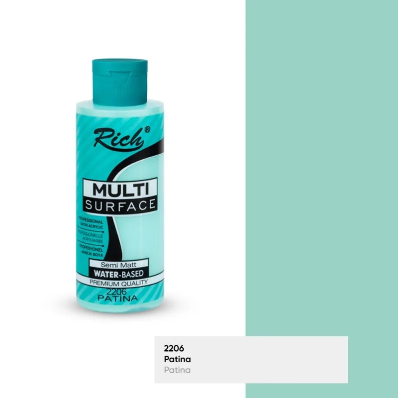 RICH MULTİ AKRİLİK BOYA 2206 PATİNA 120 cc