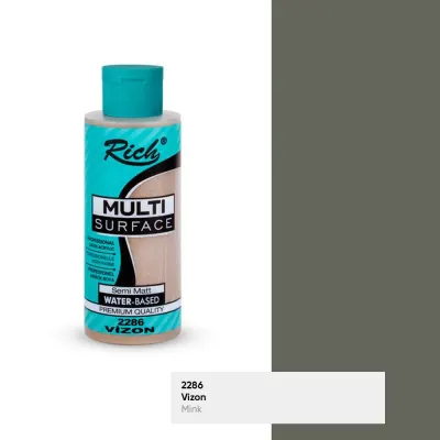 RICH MULTİ AKRİLİK BOYA 2286 VİZON 120 cc
