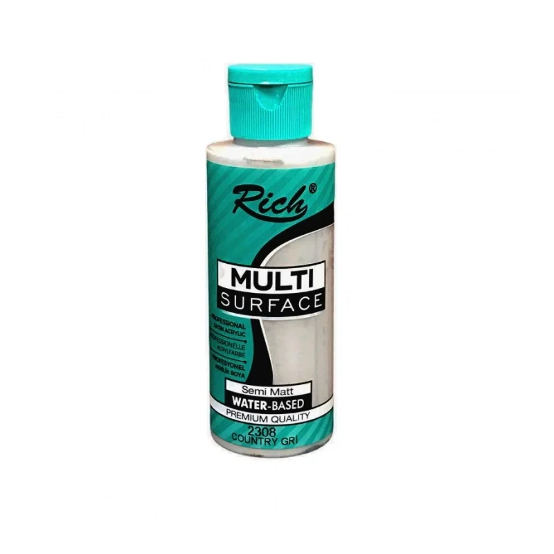 RICH MULTİ AKRİLİK BOYA 2308 COUNTRY GRİ 120 cc