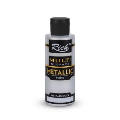RICH MULTİ METALİK AKRİLİK BOYA 03710 GÜMÜŞ 120 cc