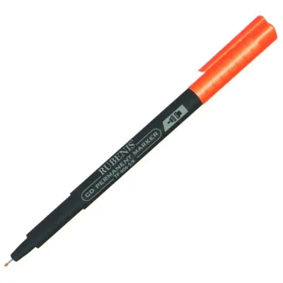 RUBENIS CD-S PERMANENT KALEM KIRMIZI SİLGİLİ TP 906-K (Best)