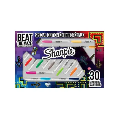 SHARPIE 30 LU FINE PERMANENT MARKÖR LABİRENT 2180836 (Best)