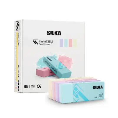 SİLKA PASTEL 4 RENK SİLGİ 24 LÜ KT ART.44 (Best)