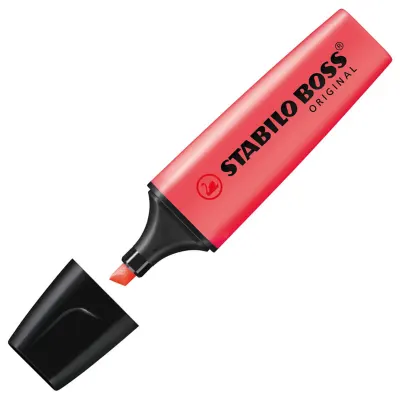 STABILO BOSS FOSFORLU KALEM KIRMIZI 70/40 (Best)