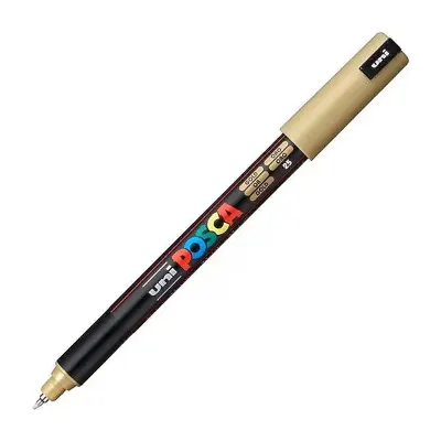 UNİ-BALL PC-1MR POSCA SU BAZLI MARKER ALTIN 0.7 (Best)