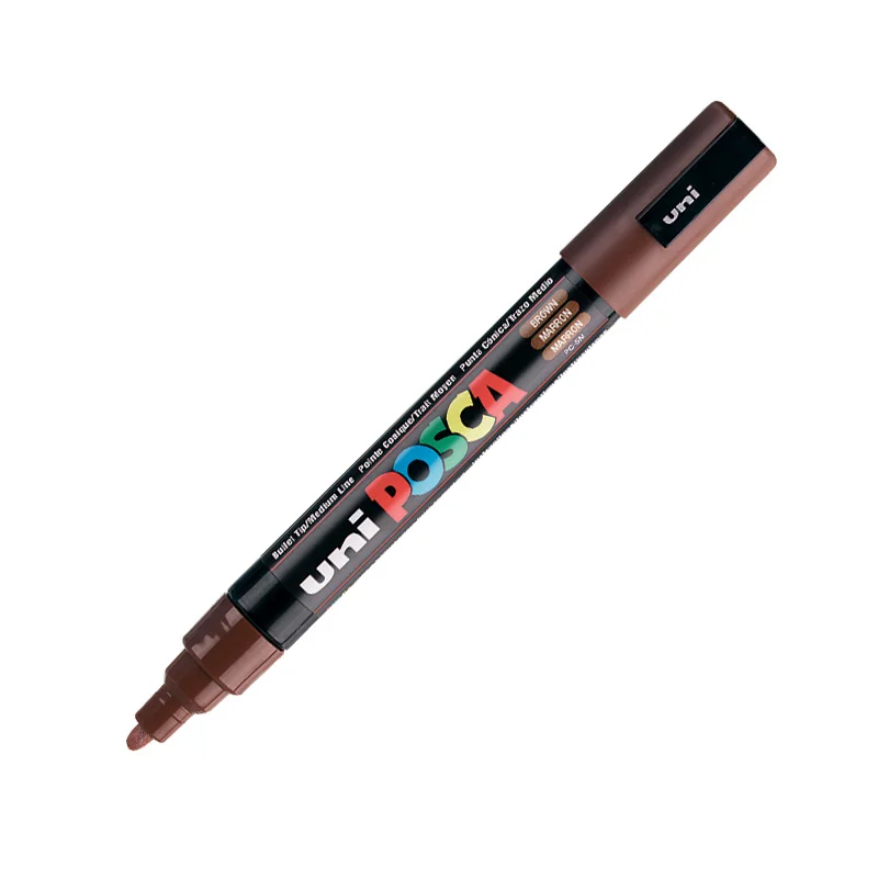 UNİ-BALL PC-5M-POSCA SU BAZLI MARKER KAHVERENGİ 1.8