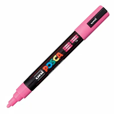 UNİ-BALL PC-5M-POSCA SU BAZLI MARKER PEMBE 1.8 (Best)
