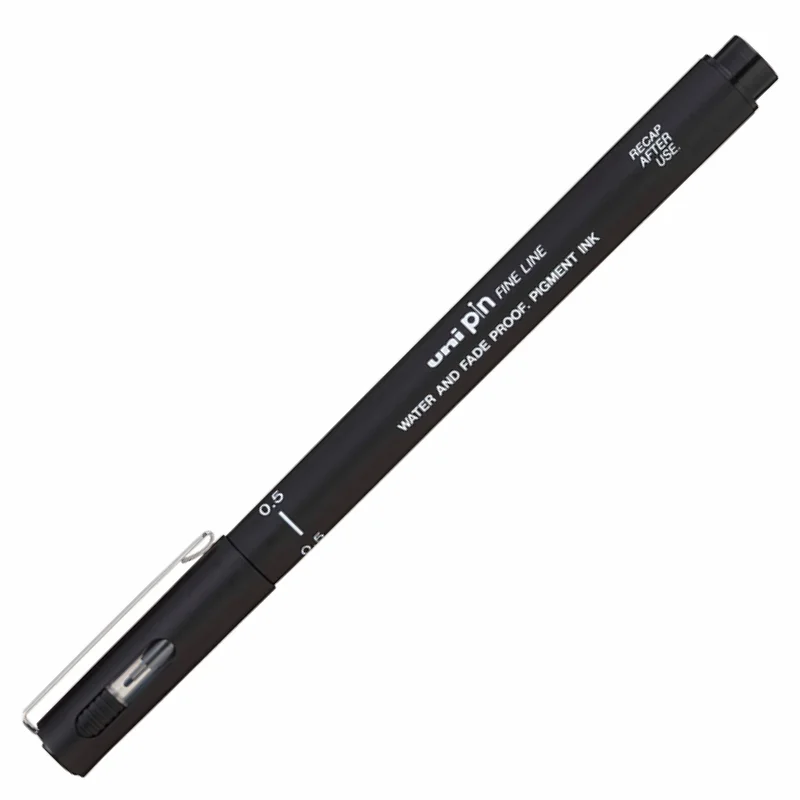 UNİ-BALL PIN05-200 FINELINE SİYAH ÇİZİM KALEMİ
