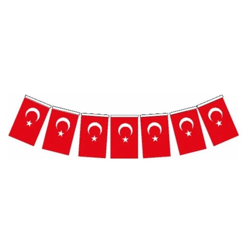 VATAN İPLİ ORTA BOY TÜRK BAYRAK 40 LI VT807