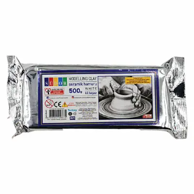 SÜDOR SERAMİK HAMURU BEYAZ 500 gr KİL261 (Best)
