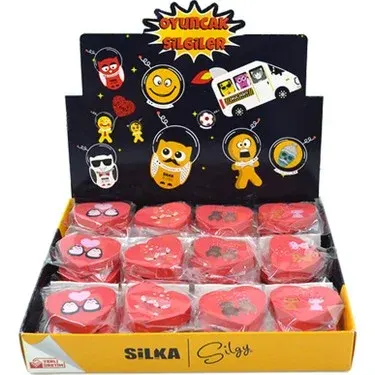 SİLKA 4 DESEN MANDALA KALP SİLGİ 36 LI ART.50 (Best)