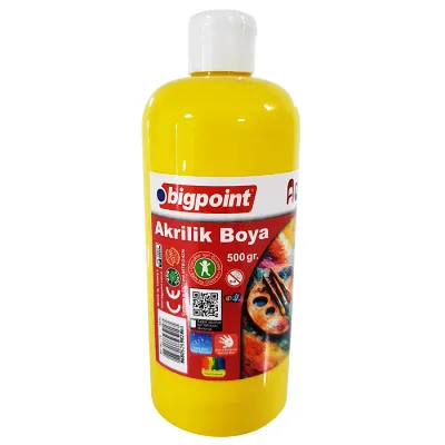Bigpoint Akrilik Boya 500 gram Sarı