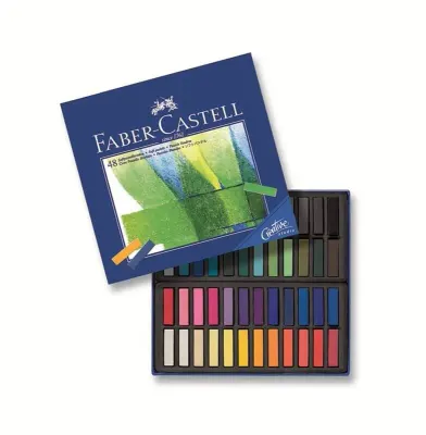 FABER CREATİVE MİNİ TOZ PASTEL BOYA 48 RENK 128248 (Best)