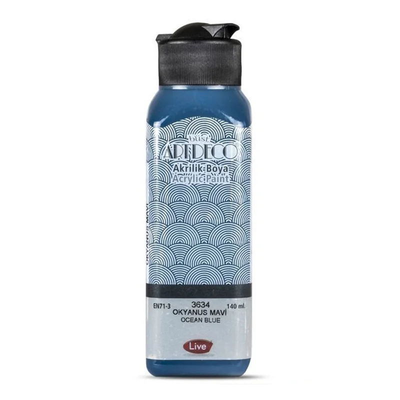ARTDECO AKRİLİK BOYA 140 ML OKYANUS MAVİ 070R-3634
